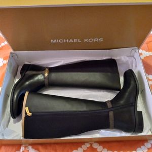 Michael Kors Finley Leather Boots
